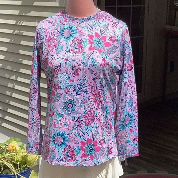 GOTTEX NWT GOLF AND TENNIS WEAR COOLING MOISTURE WICKING QUICK DRY TOP PURPLE - Picture 4 of 8